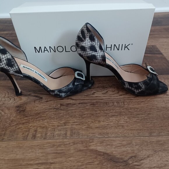 Manolo Blahnik evening animalia pattern shoes - Picture 7 of 7